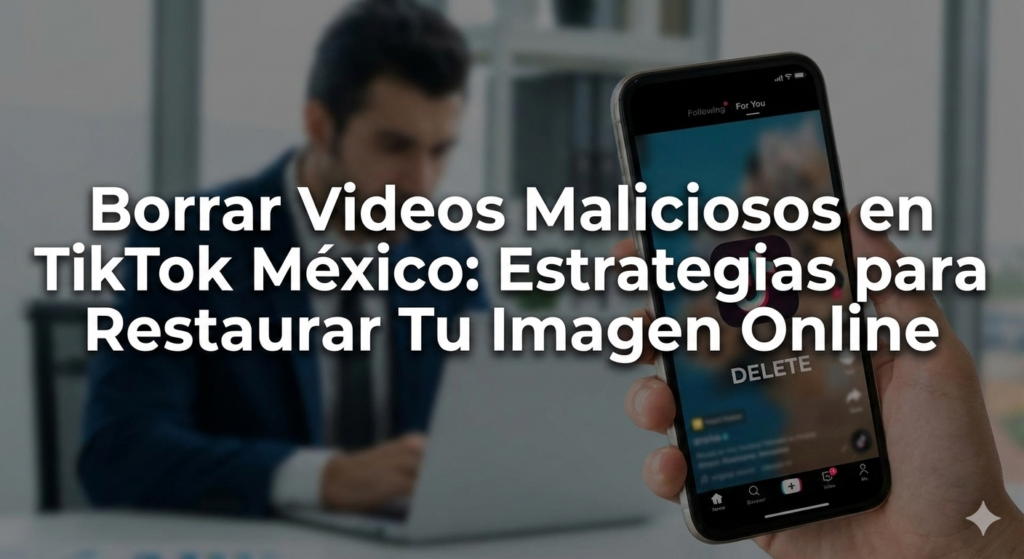 Borrar Videos Maliciosos en TikTok México